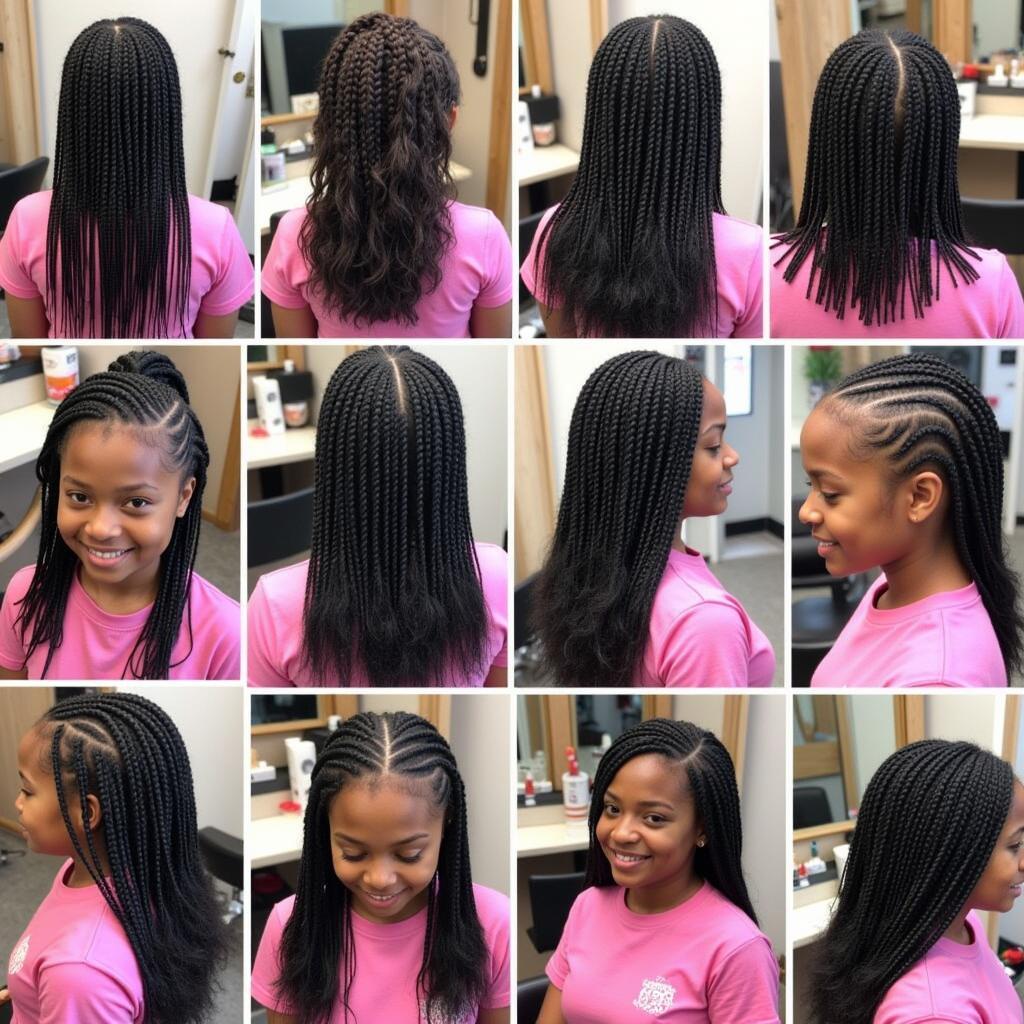 Various African hair braiding styles in Waterbury CT