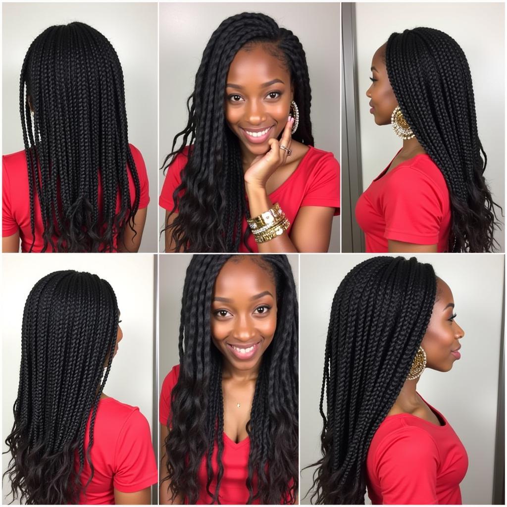 Various African Hair Braids Bombay Styles