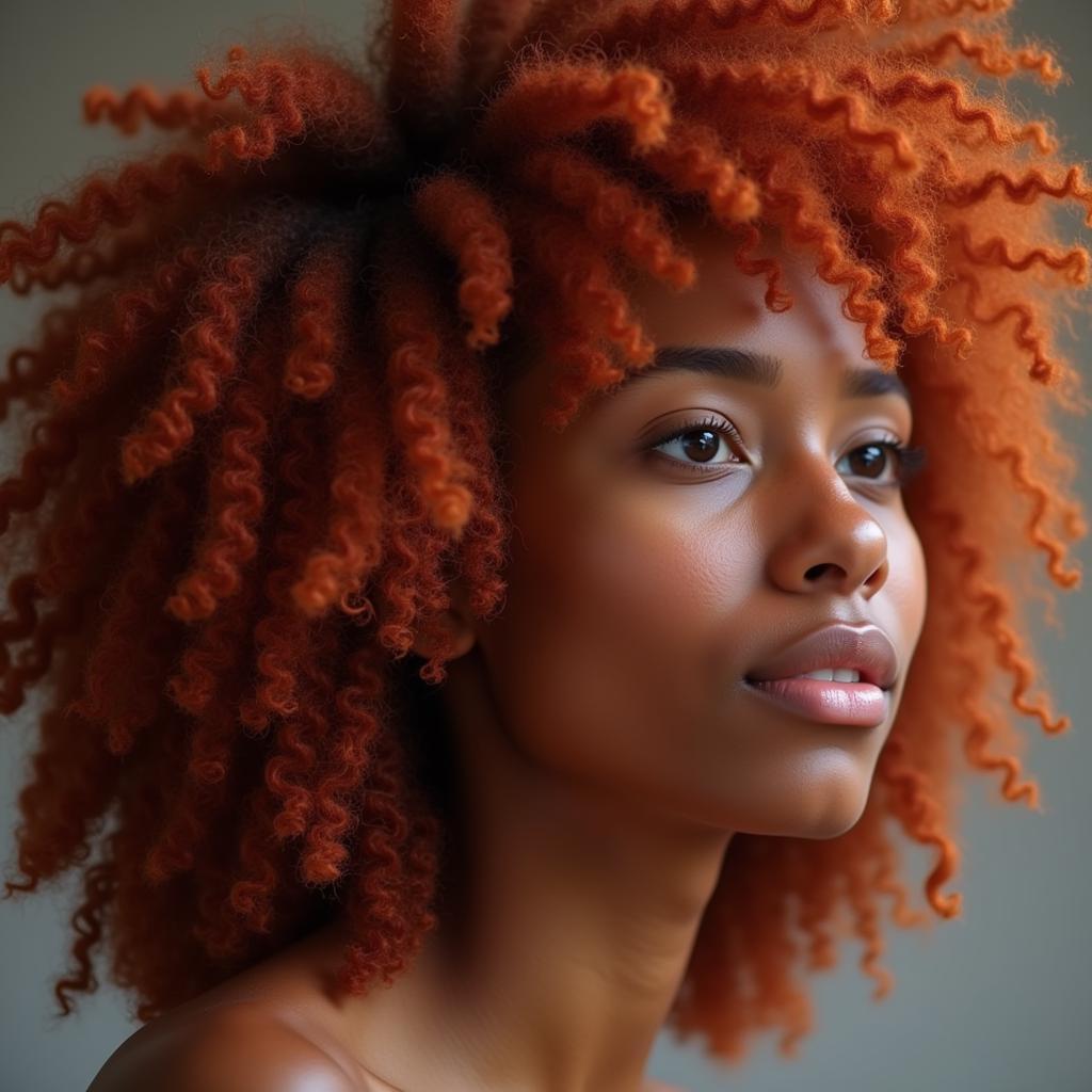 Reddish Tones in African Hair