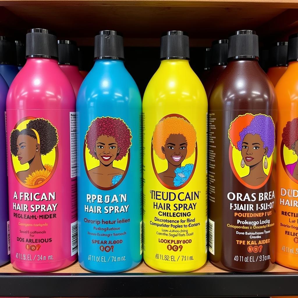 African Hair Spray Products