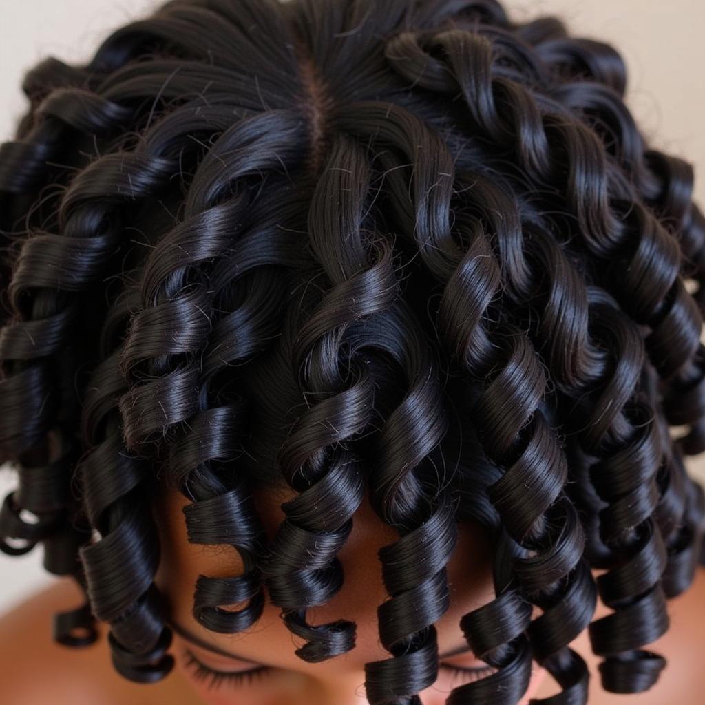 African Hair Type 4A