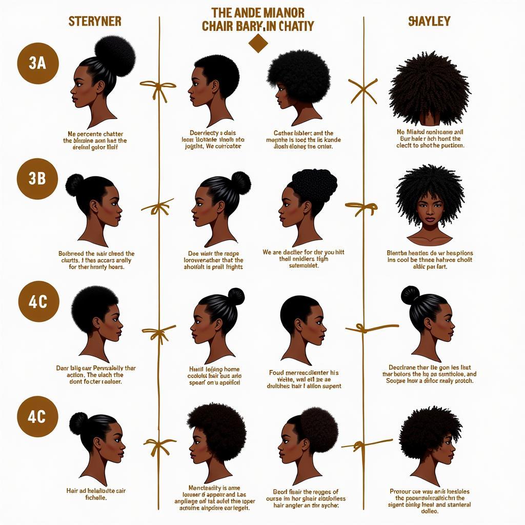 Chart of Different African Hair Types