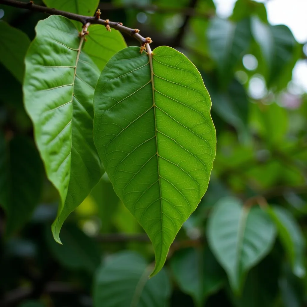 African Hanging Leaves Aesthetic