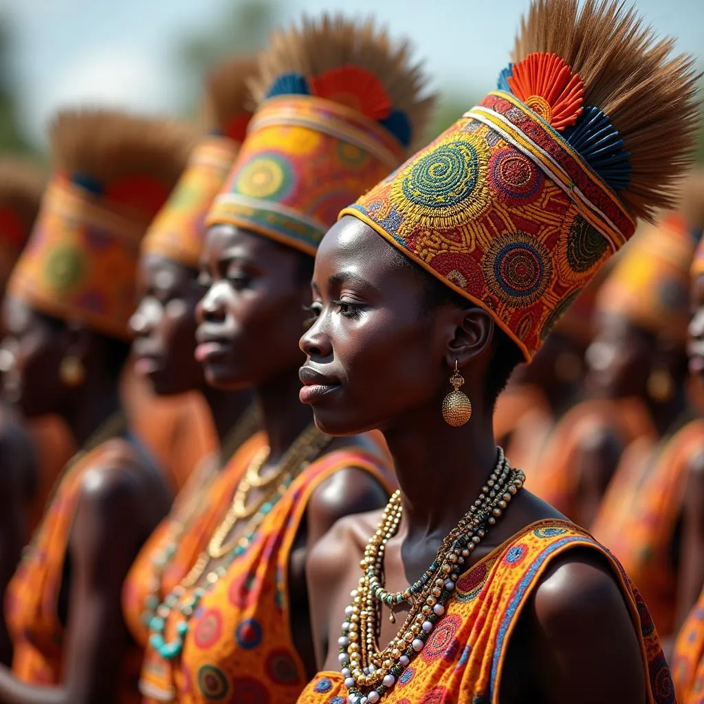 African Hats in Ceremony