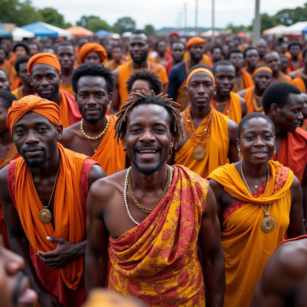 A gathering of African Hebrew Israelites