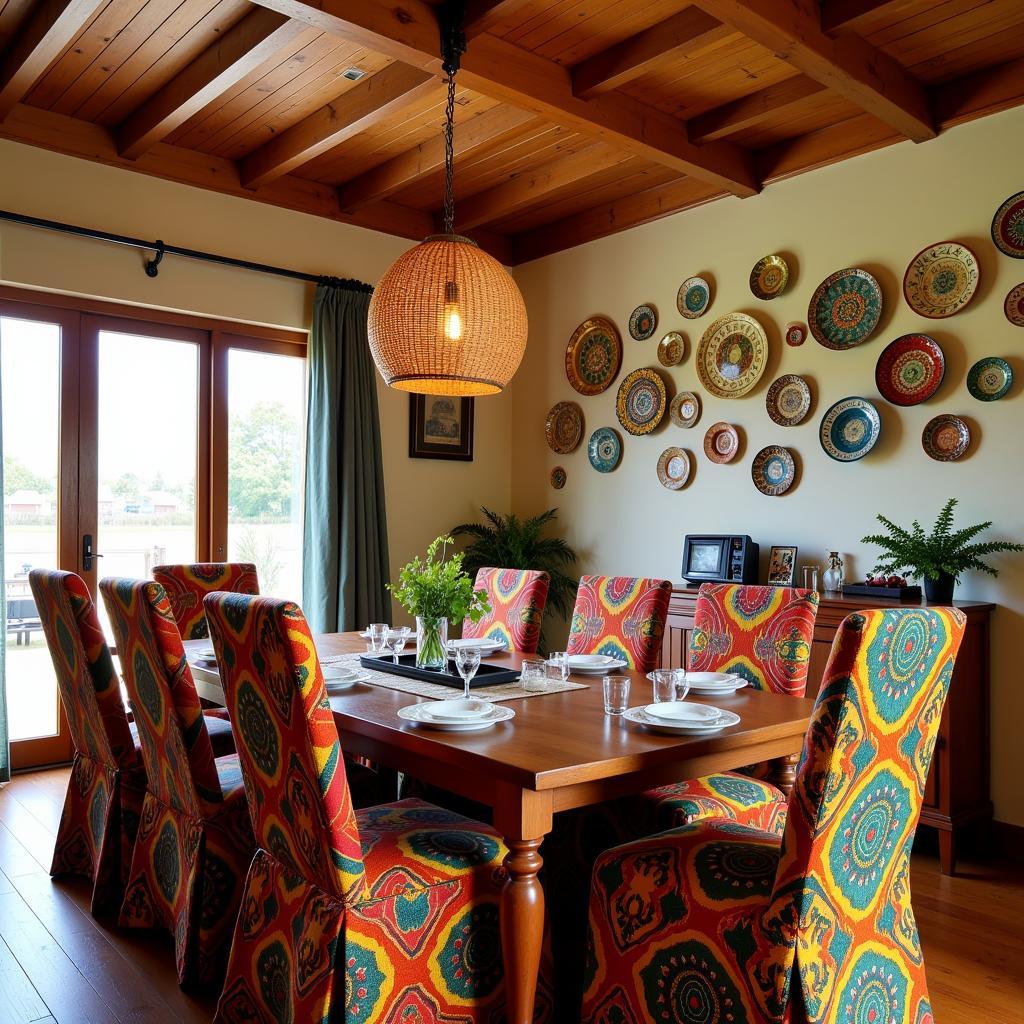 African Home Decor Dining Room