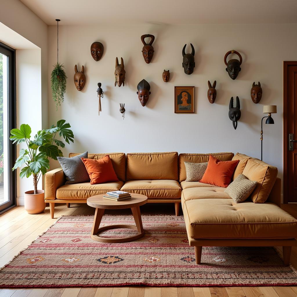 African Home Decor Living Room