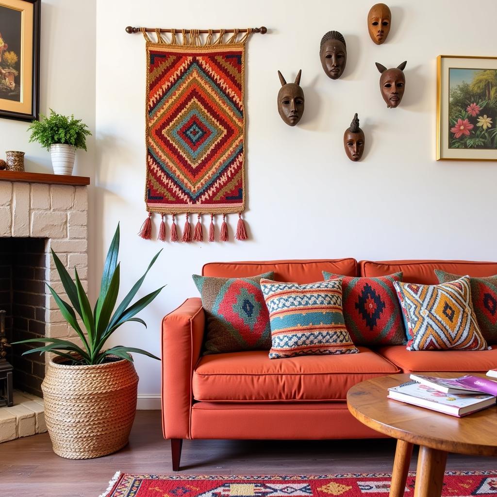 African Home Decor Living Room