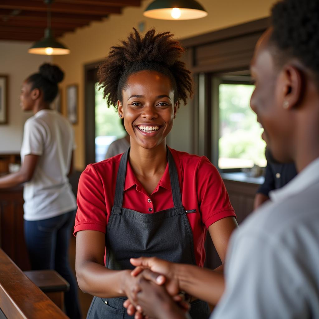 Friendly Staff Welcoming Guests