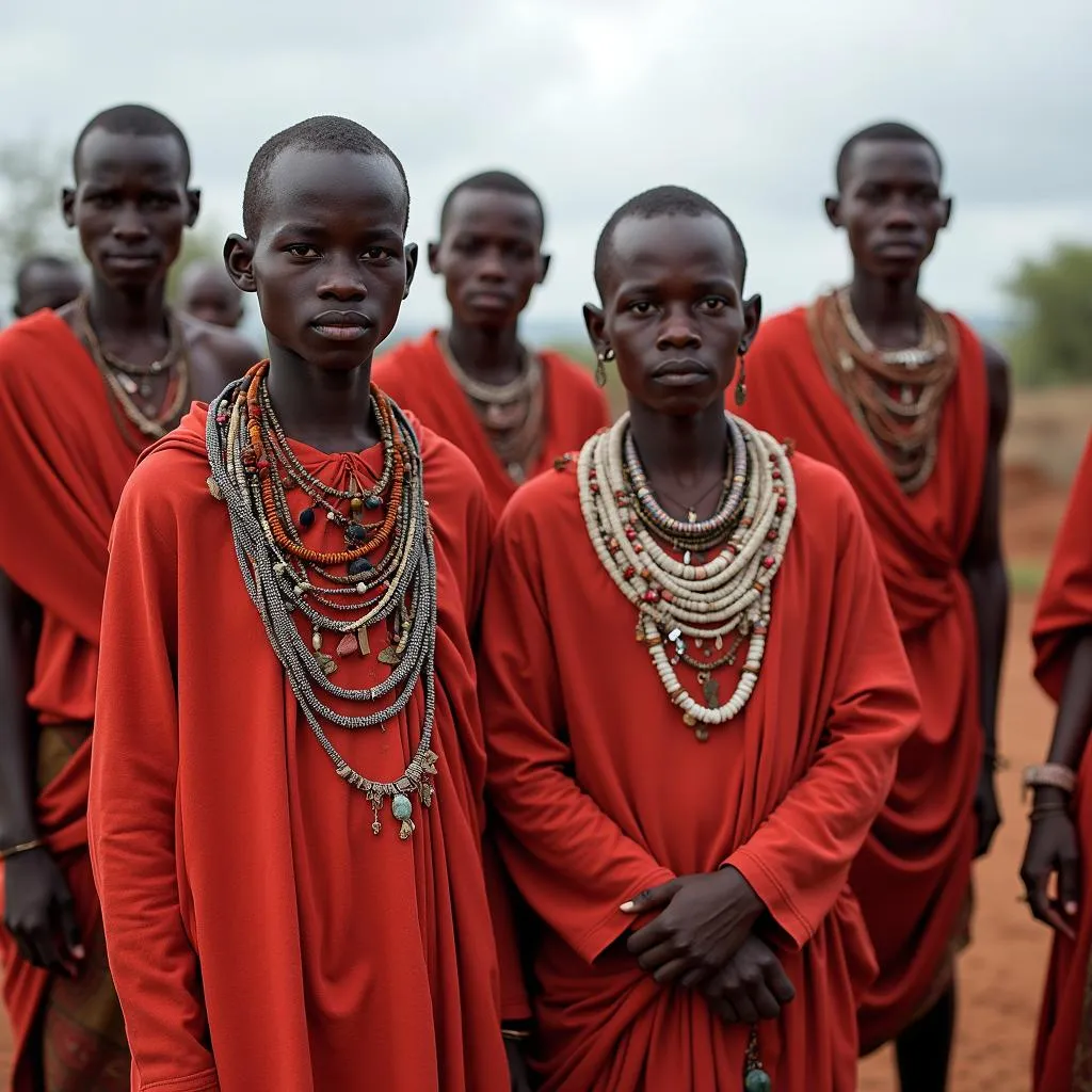 Images of Maasai Village: Traditional Life in Africa