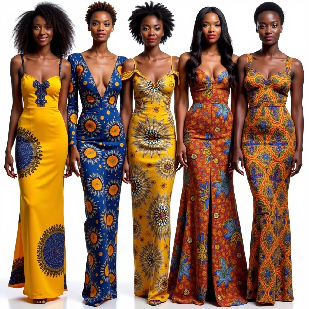 Diverse African Inspired Dress Styles