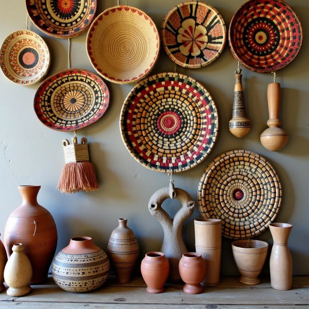 Incorporating African-inspired decor elements in a home