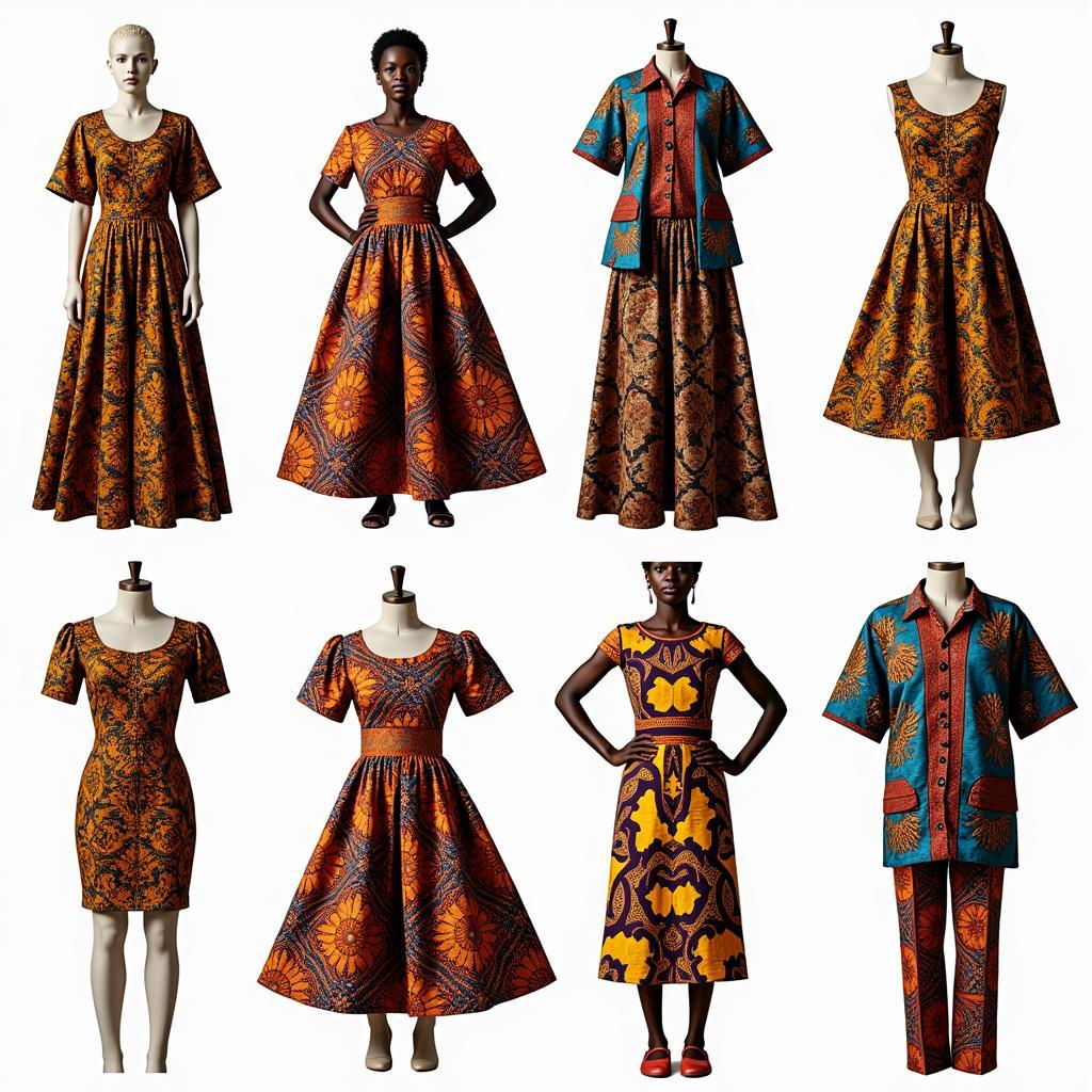 Modern Clothing Featuring Bold African Prints