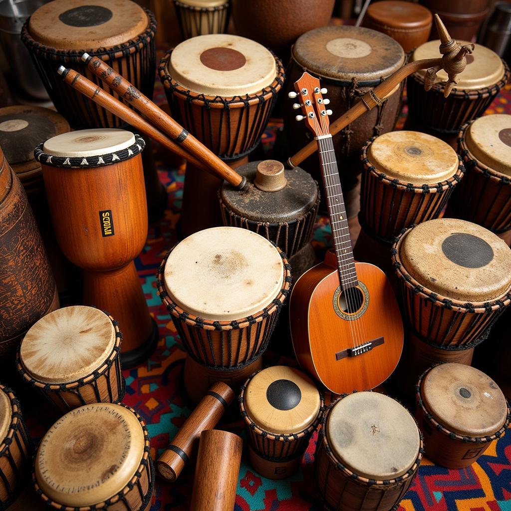 Traditional African Instruments on Display