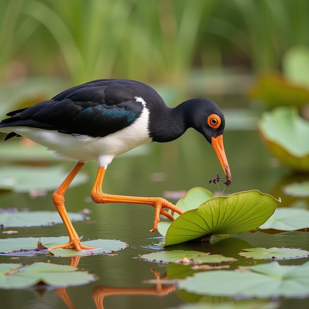 African Jacana Feeding Habits