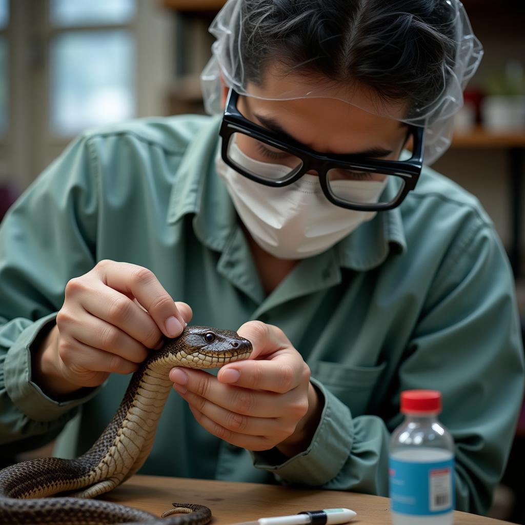 Extracting Venom from African Jararaca