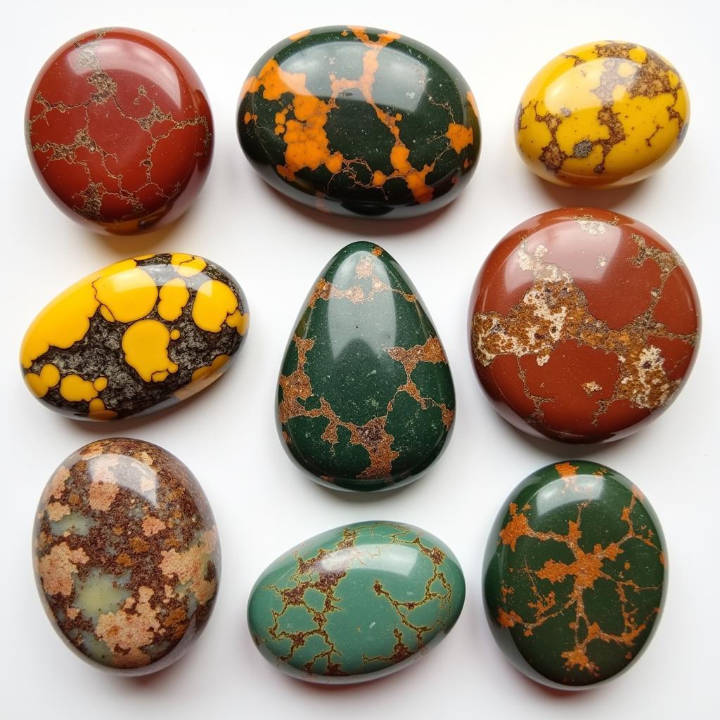 Various Types of African Jasper