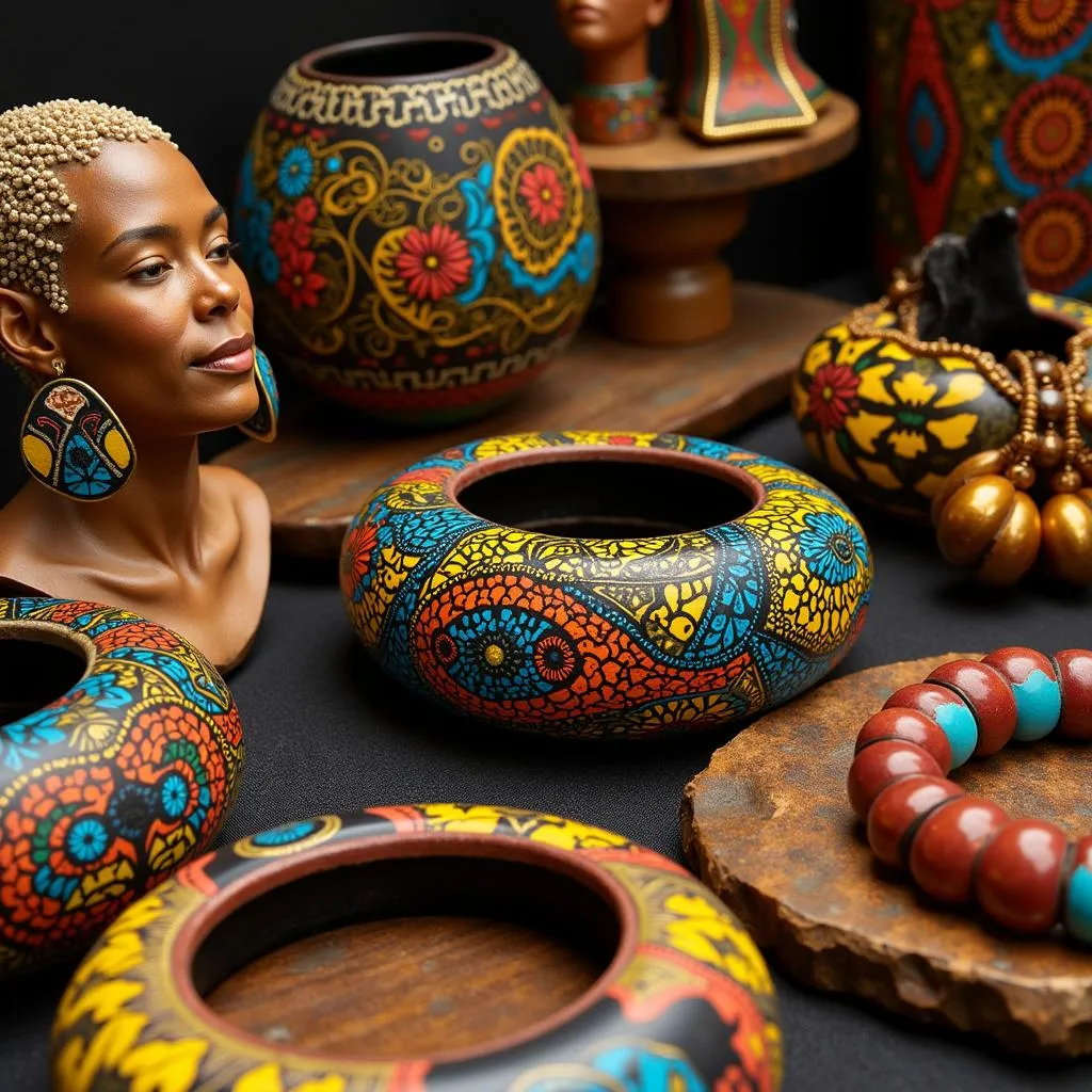 African Jewelry in a New York City Boutique