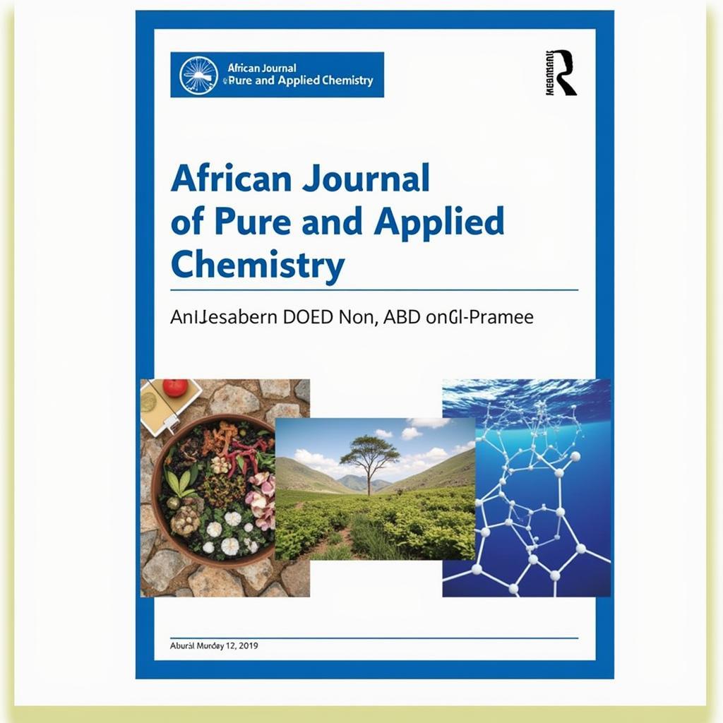 African Journal of Pure and Applied Chemistry Journal Cover