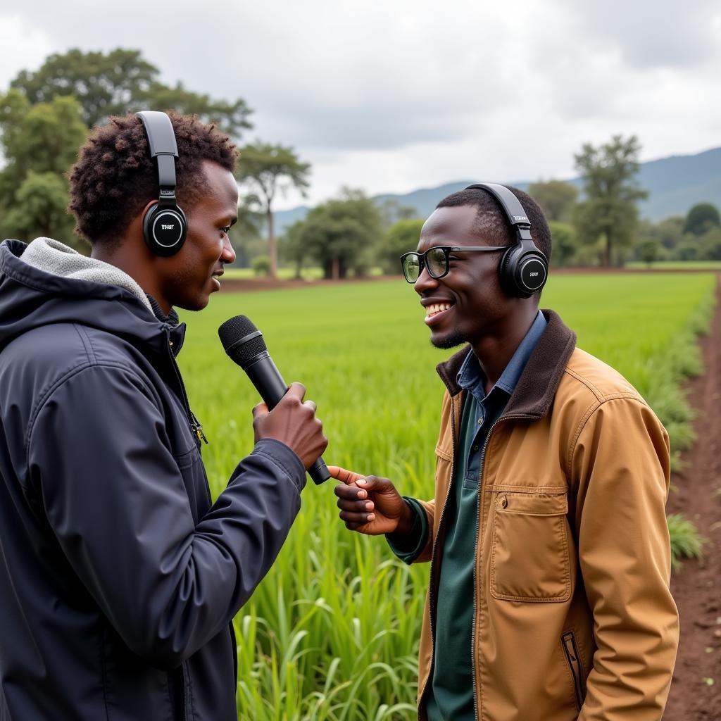 African Journalism: Radio Broadcast in Rural Community