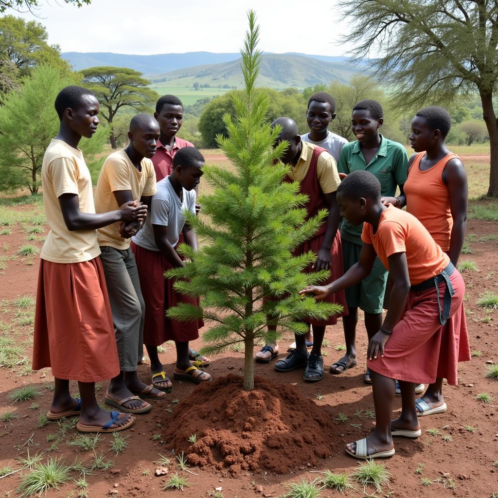 Community-Led Conservation Efforts for African Juniper