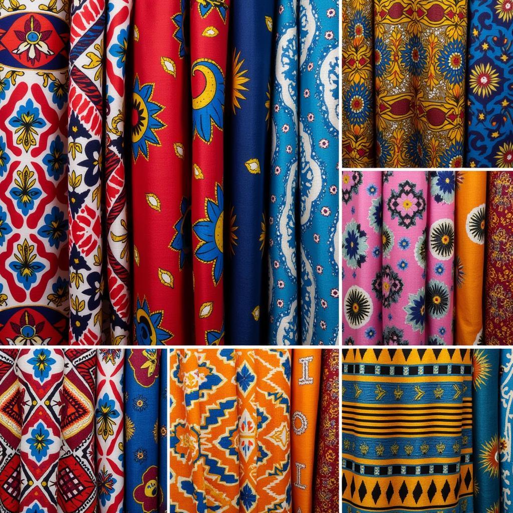 African Kaftan Fabric Patterns