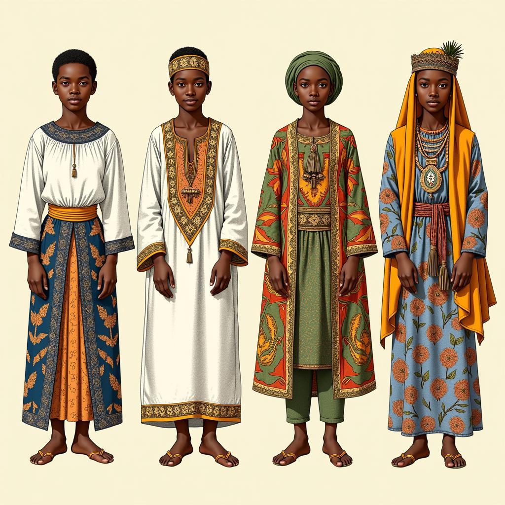 African Kaftan Historical Evolution