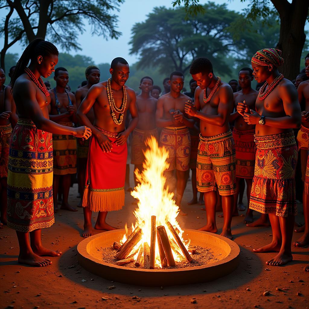 African Kaga Ceremony