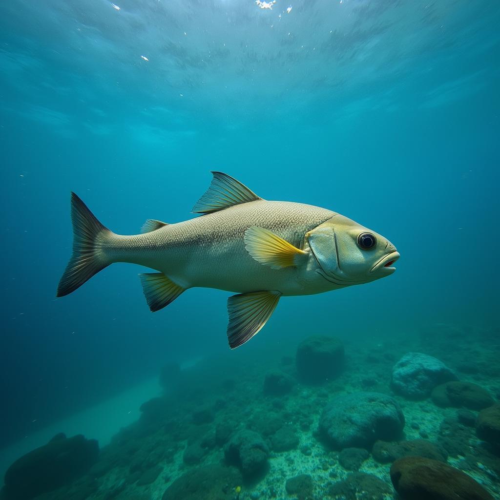 African Kendai Fish in Clear Water