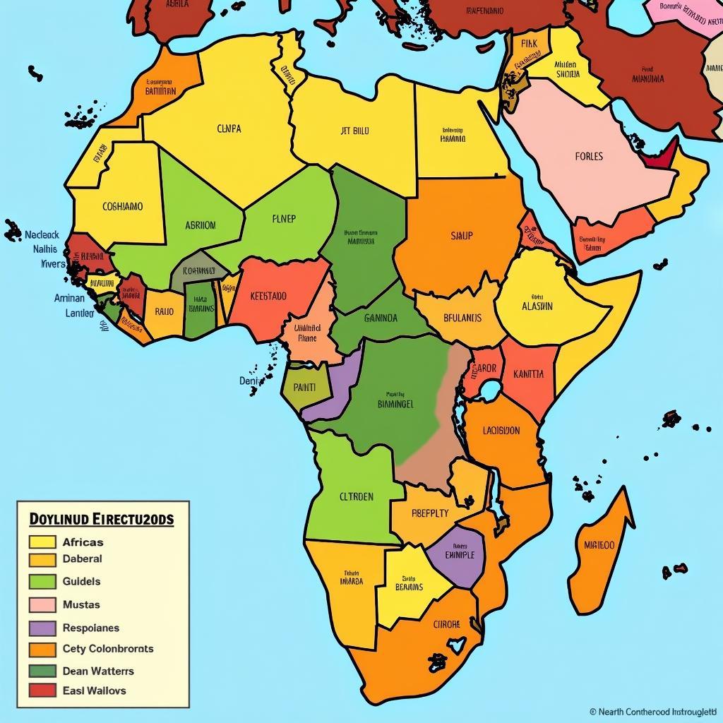 Map of African Kingdoms