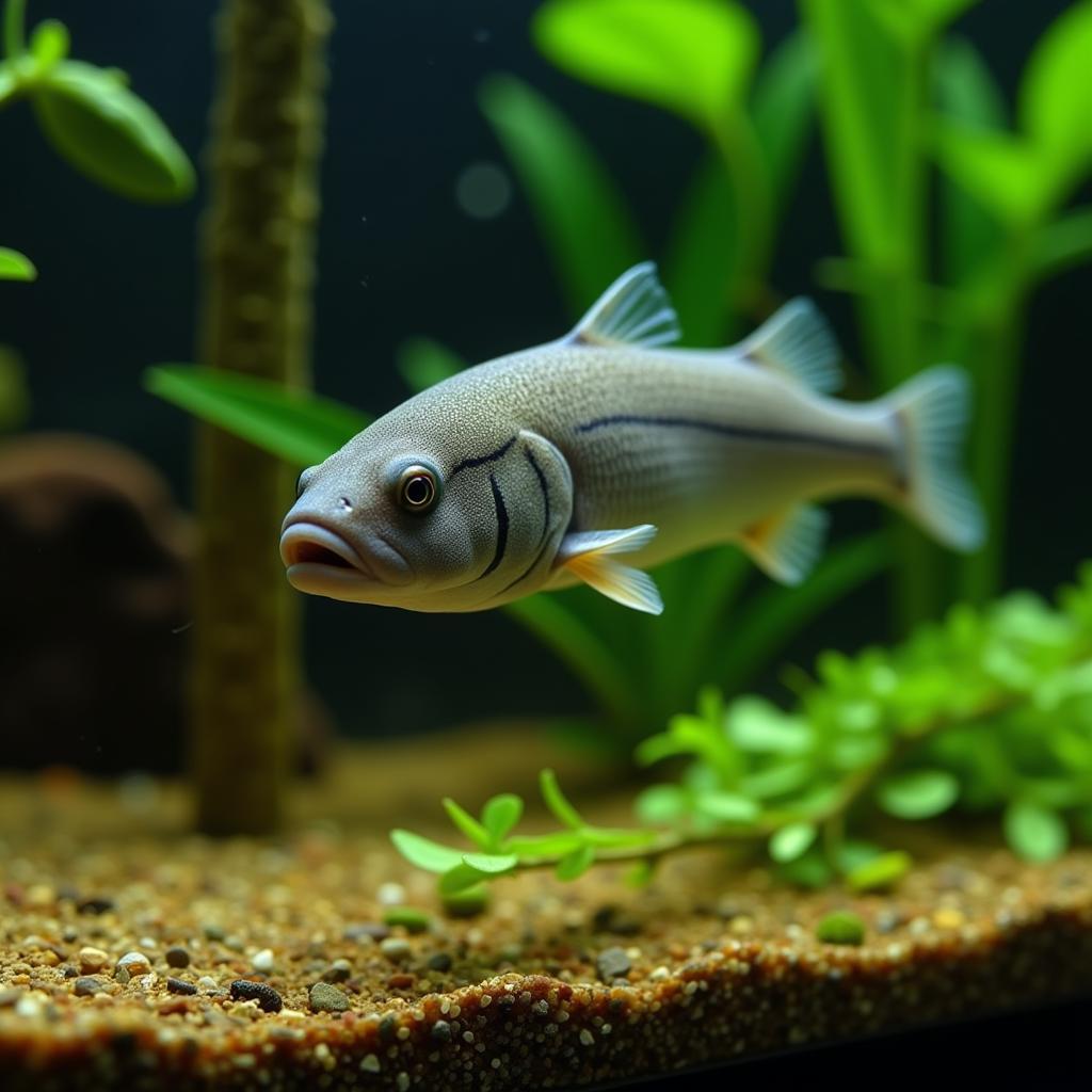 African Knife Fish in Aquarium