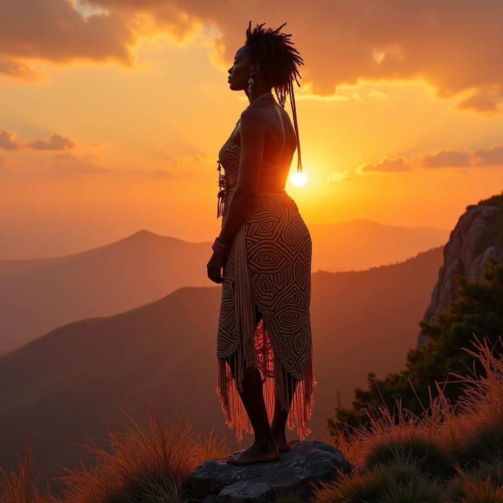 African Lady: Mountain Goddess Mythology