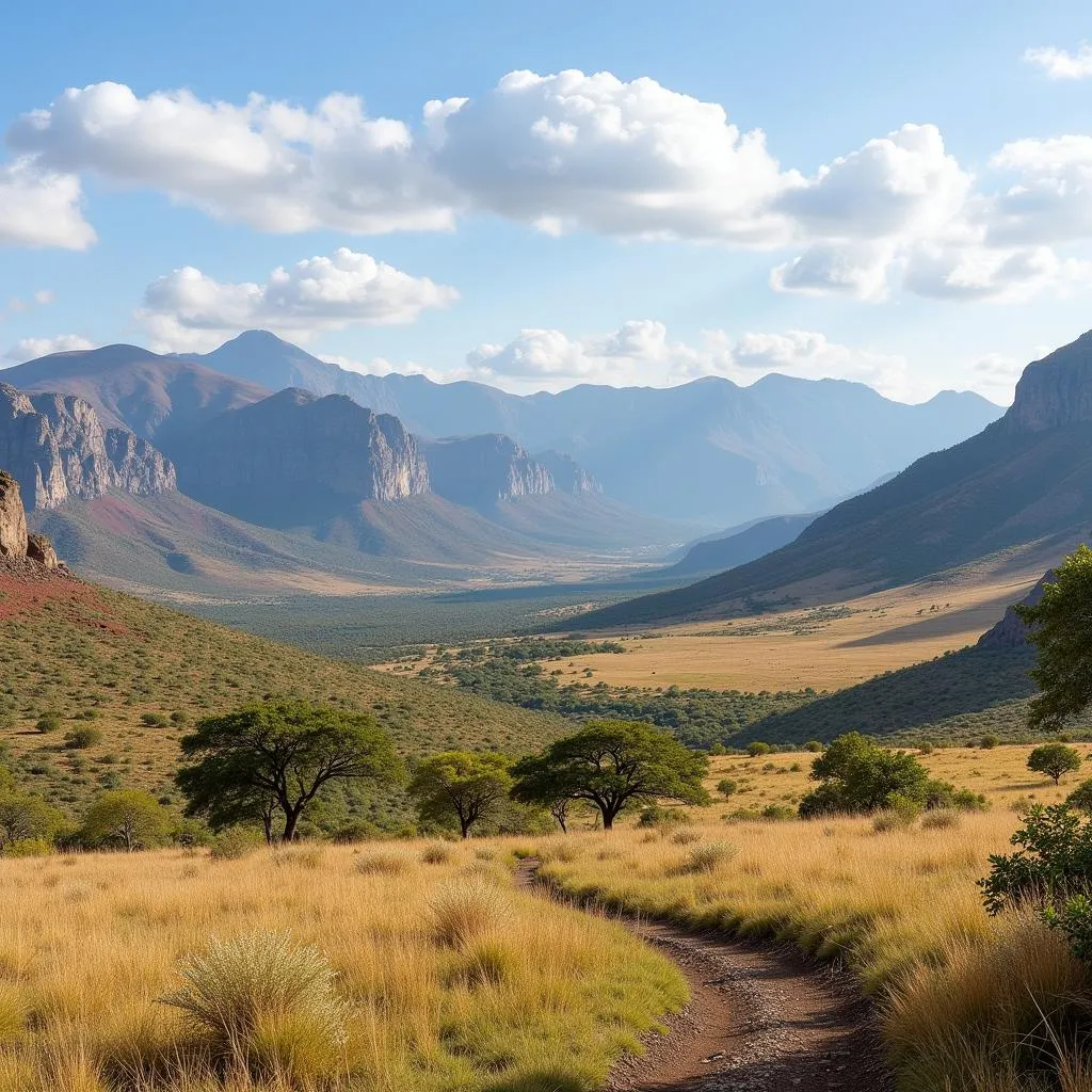 Scenic African Landscape