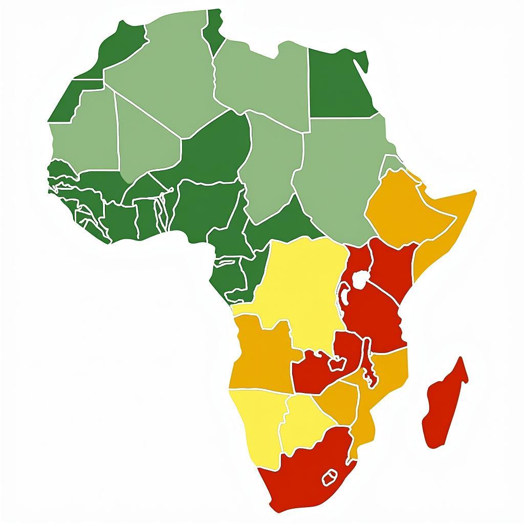 Map of African Language Families