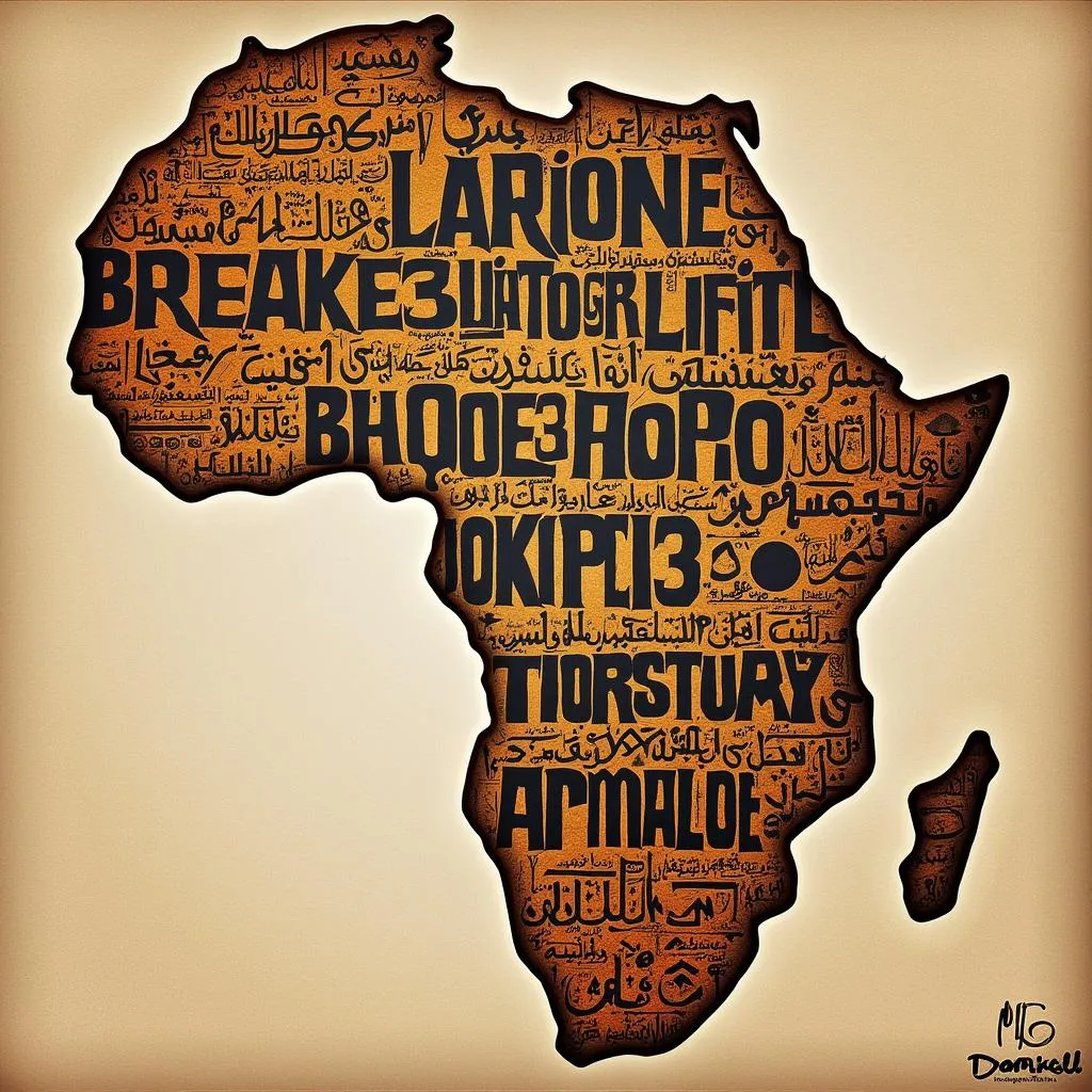 Diverse African Language Scripts