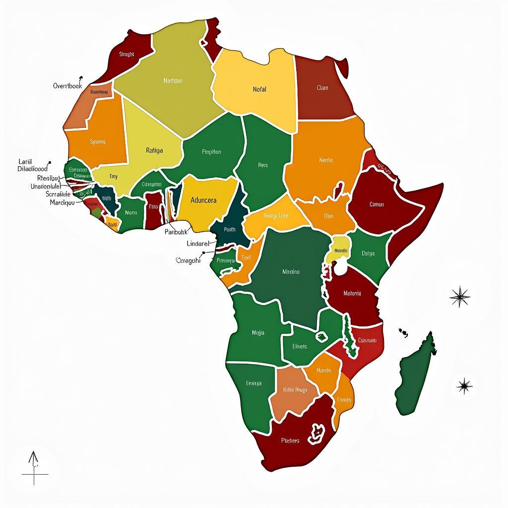 African Languages Map