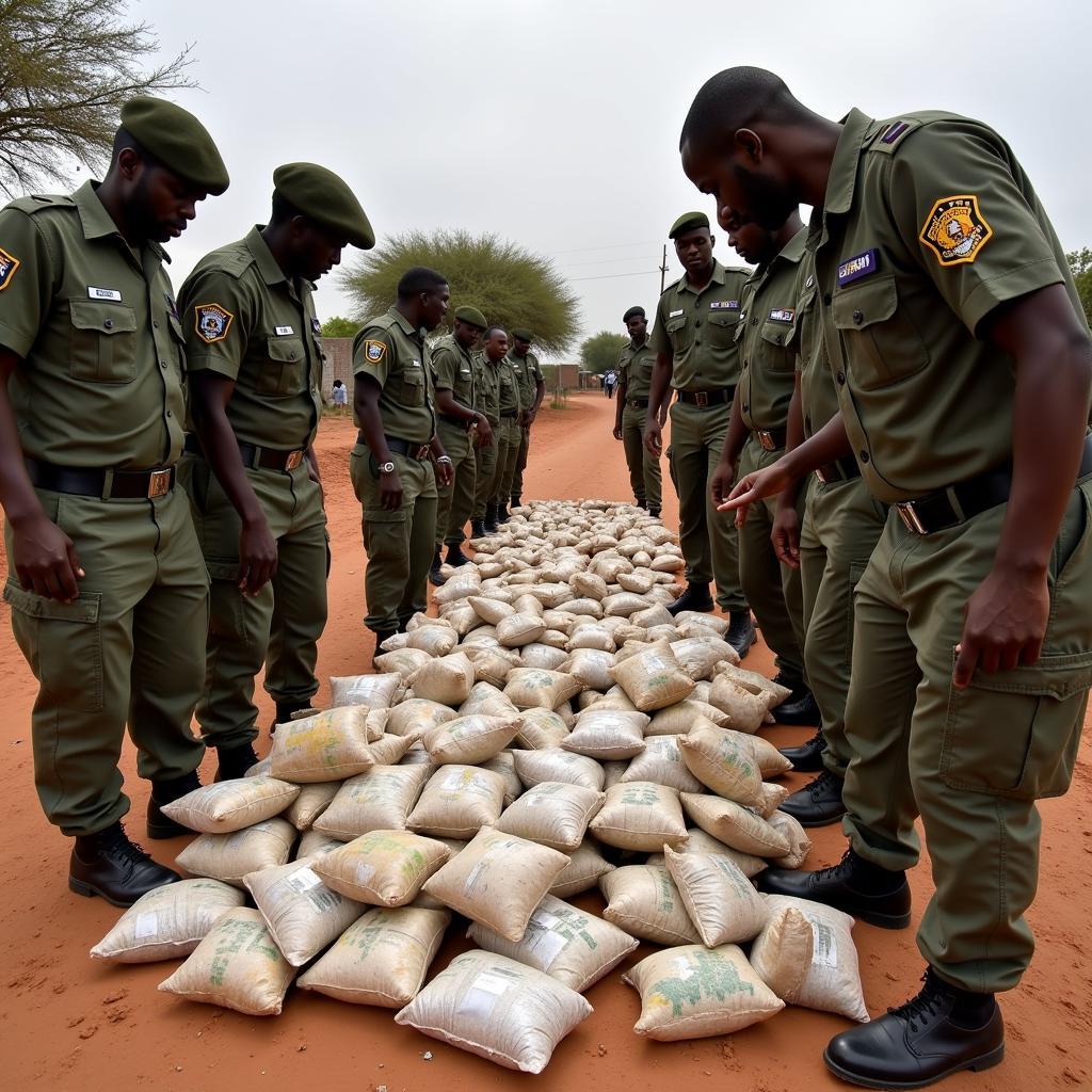 African Law Enforcement Intercepting Drugs