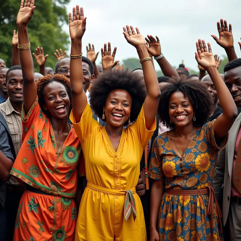 African Leaders Celebrating Independence