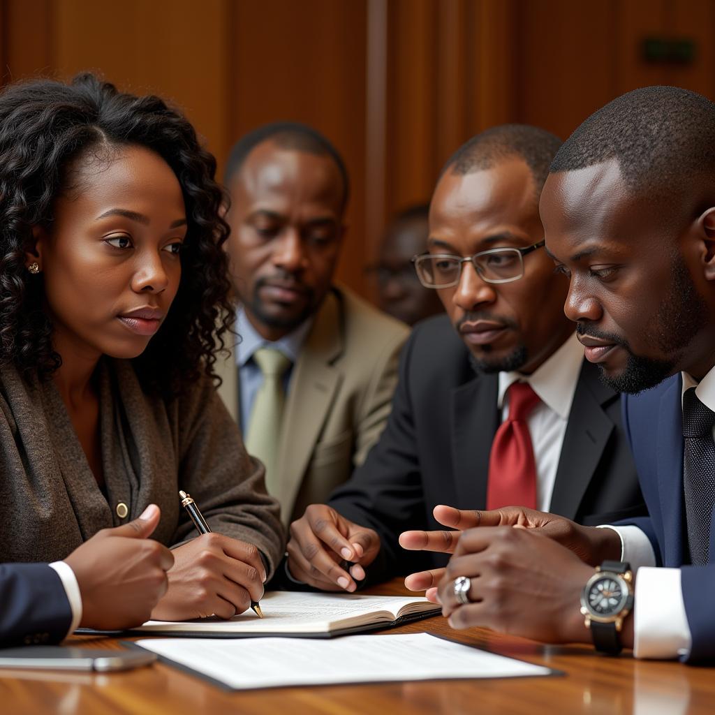 African leaders signing the ACRWC