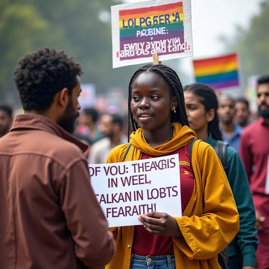 Advocacy efforts for African LGBTQ+ rights in Bhopal