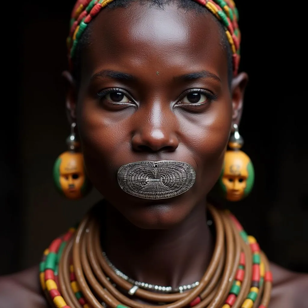 Mursi Tribe Lip Plates