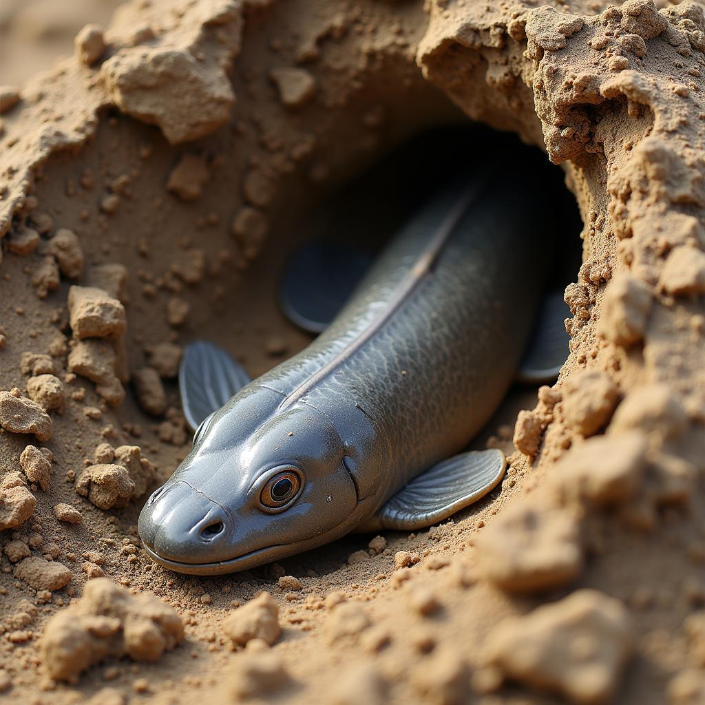 African Lungfish Estivation