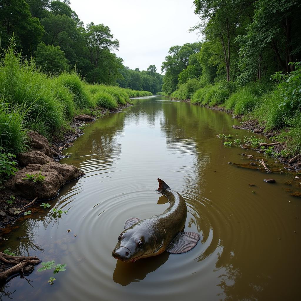 African Lungfish Habitat