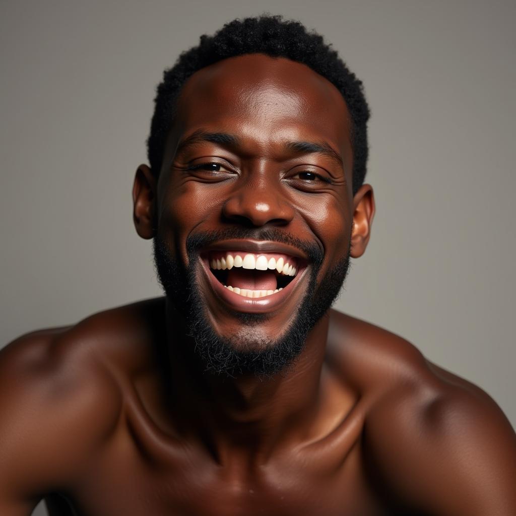 Smiling African Man