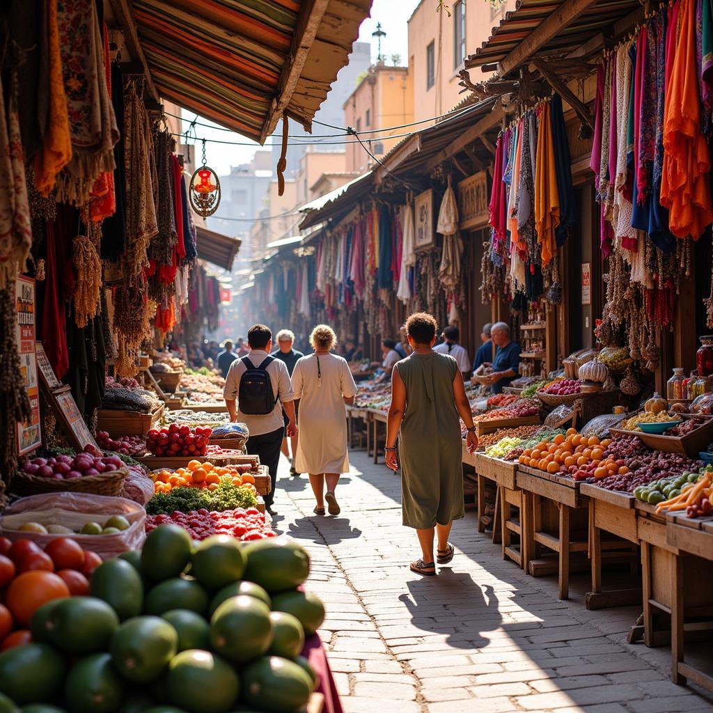 Vibrant African Market