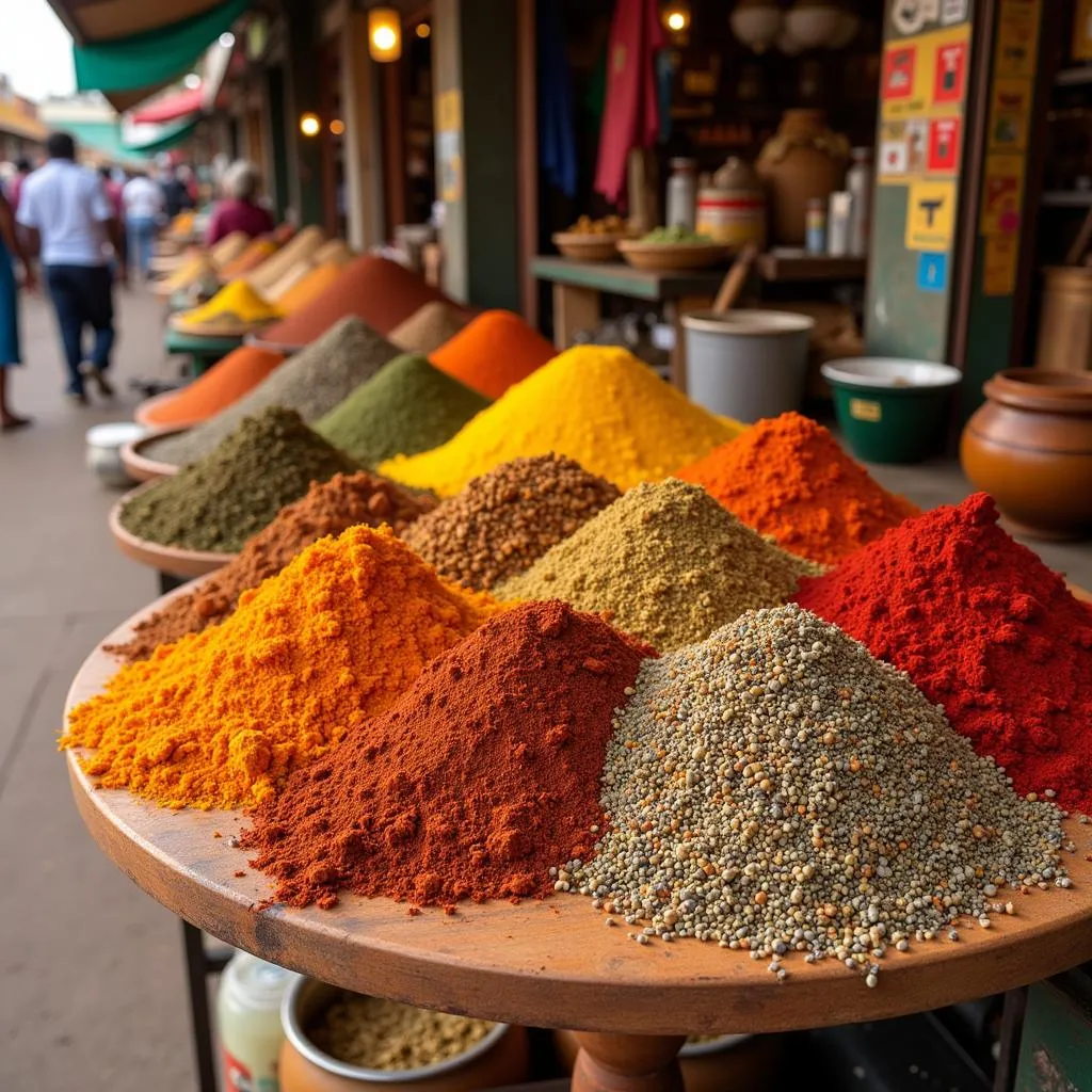 African Market Spices