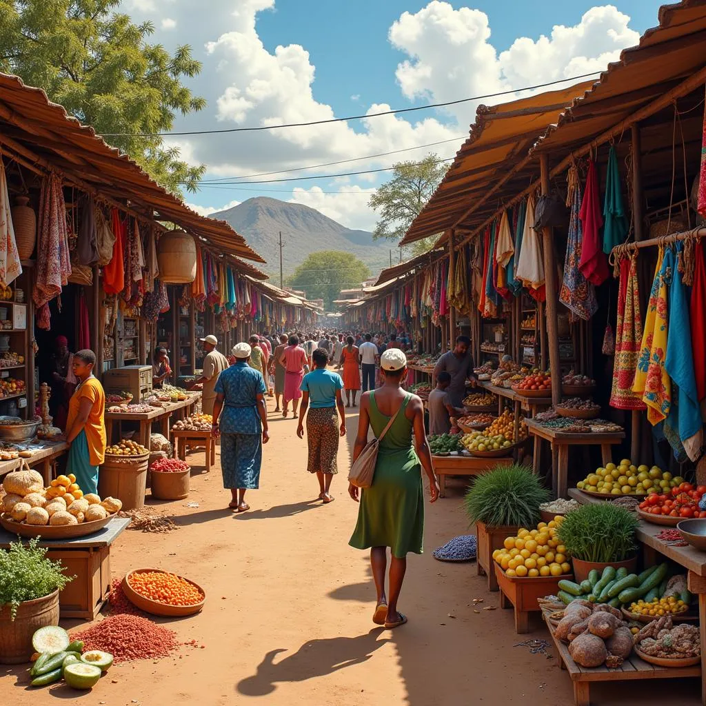 A Vibrant African Market