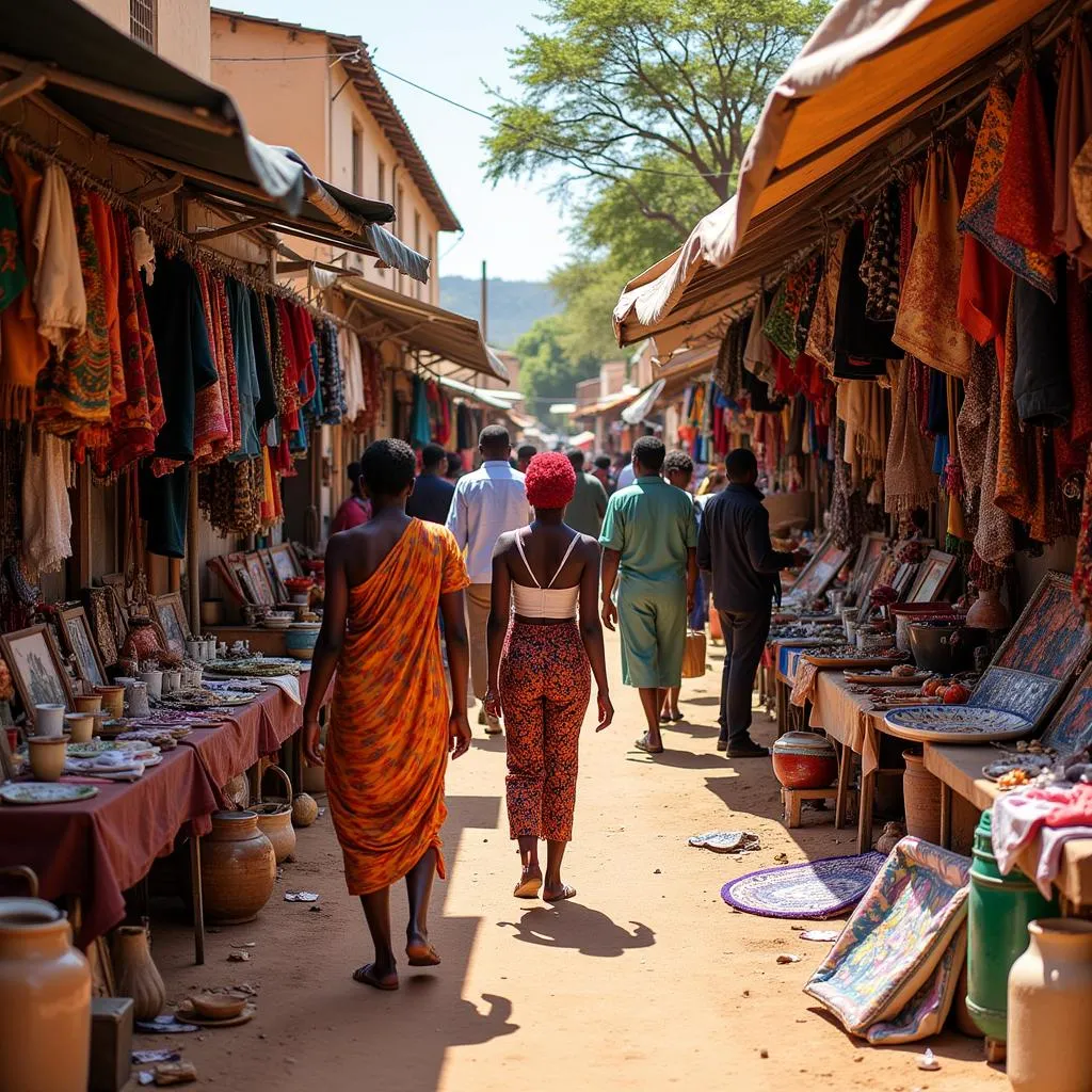 African Marketplace Crafts