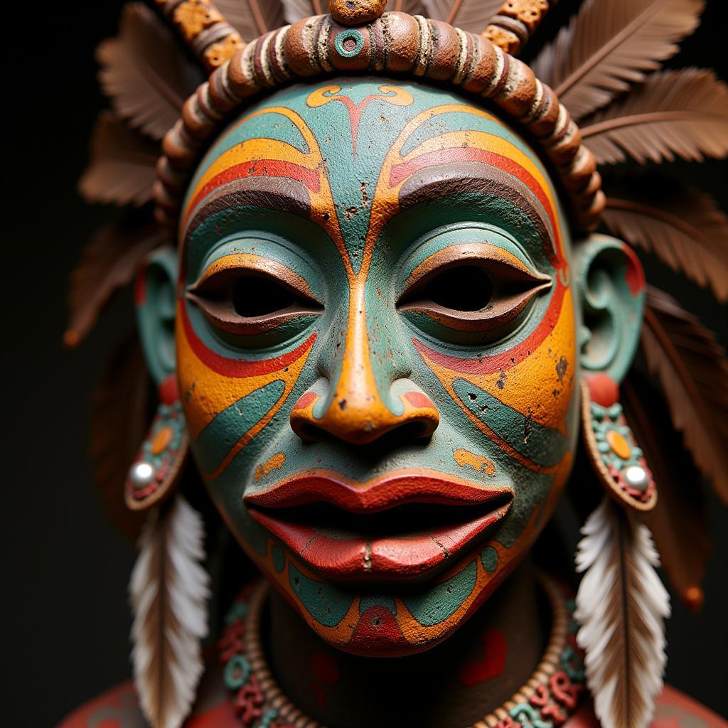 African Mask Ceremonial Art