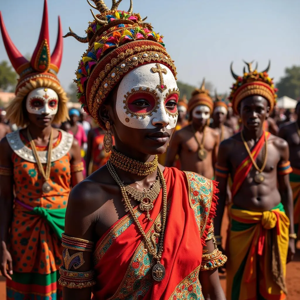 African Mask Ceremony